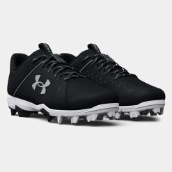 Under Armour Leadoff Low RM Men's Molded Cleat - Black/White