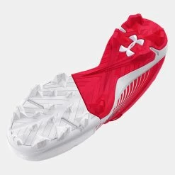 Under Armour Leadoff Low RM Men's Molded Cleat - Red/White 7 Under Armour Leadoff Low RM Men's Molded Cleat - Red/White -Bats shop 3025589 600 SOLE