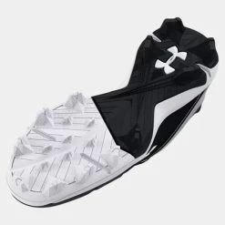 Under Armour Leadoff Low RM Jr. Youth Molded Cleat - Black/White 7 Under Armour Leadoff Low RM Jr. Youth Molded Cleat - Black/White -Bats shop 3025600 001 SOLE
