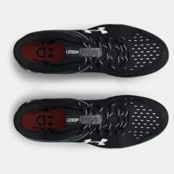 Under Armour Leadoff Low RM Jr. Youth Molded Cleat - Black/White 6 Under Armour Leadoff Low RM Jr. Youth Molded Cleat - Black/White -Bats shop 3025600 001 TOE