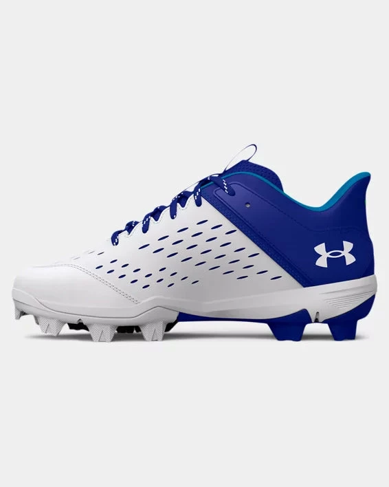 Under Armour Leadoff Low RM Jr. Youth Molded Cleat - Royal/White 4 Under Armour Leadoff Low RM Jr. Youth Molded Cleat - Royal/White - Image 4