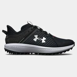 Under Armour Youth Yard Turf Jr. Baseball Shoe - Black