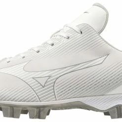 Mizuno Wave Finch Lightrevo Jr. Girl’s Molded Softball Cleat - White