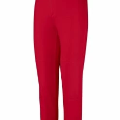 Mizuno Women's Select Belted Low Rise Softball Pant #350150 - Red