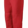 Mizuno Girl’s Belted Softball Pant #350462 - Red -Bats shop 350462 1010y