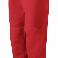 Mizuno Girl’s Belted Softball Pant #350462 - Red