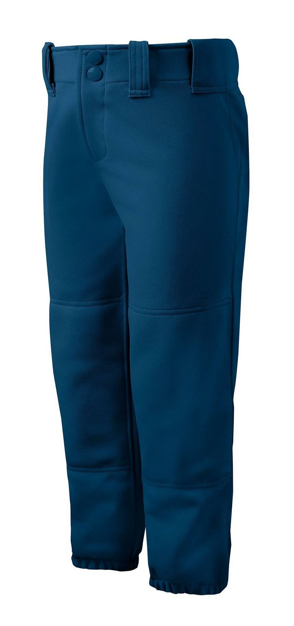 Mizuno Girl’s Belted Softball Pant #350462 - Navy 1 Mizuno Girl’s Belted Softball Pant #350462 - Navy