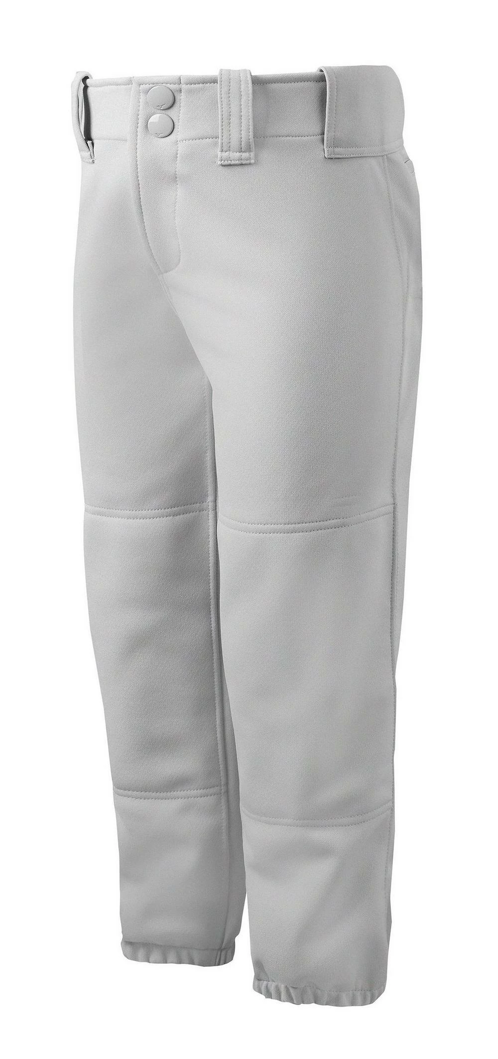 Mizuno Girl’s Belted Softball Pant #350462 - Grey 1 Mizuno Girl’s Belted Softball Pant #350462 - Grey