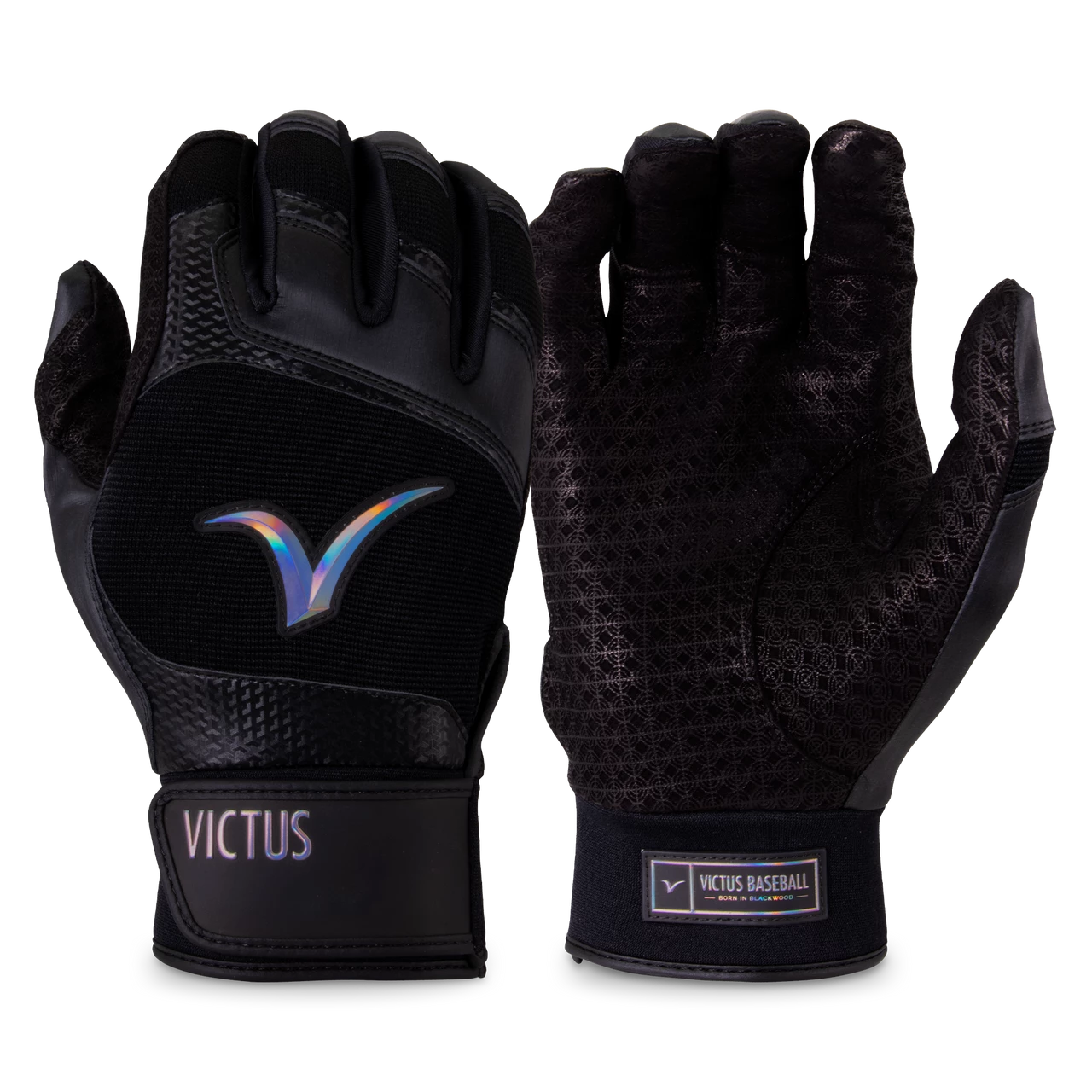 Victus Debut 2.0 Adult Batting Glove - Black 1 Victus Debut 2.0 Adult Batting Glove - Black
