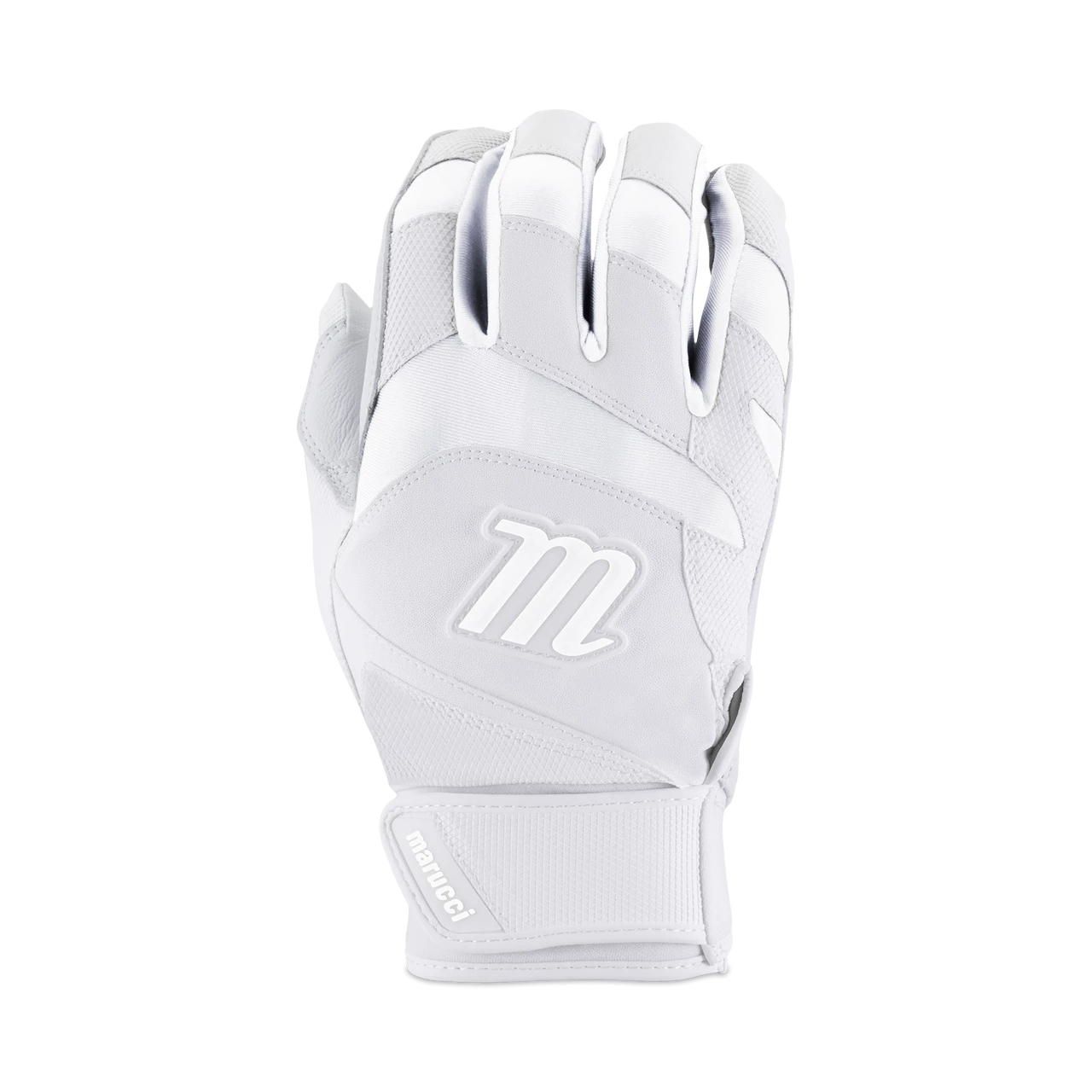 Marucci Signature Youth Batting Glove - White 1 Marucci Signature Youth Batting Glove - White