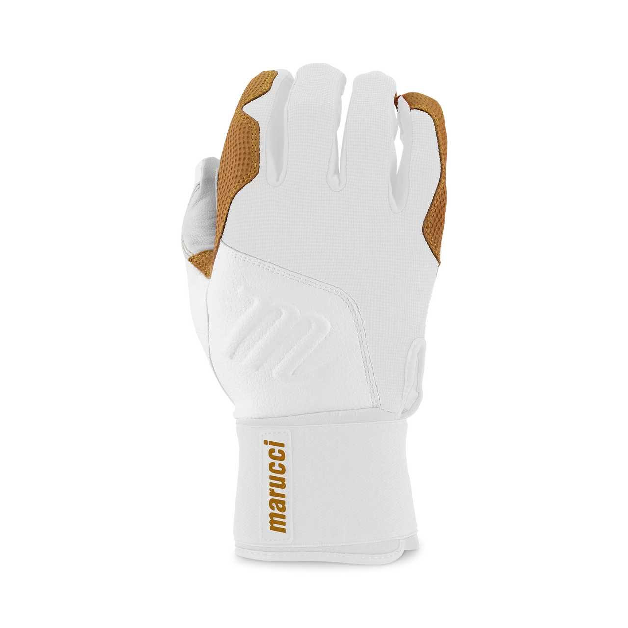Marucci Blacksmith Full Wrap Youth Batting Glove - White 1 Marucci Blacksmith Full Wrap Youth Batting Glove - White