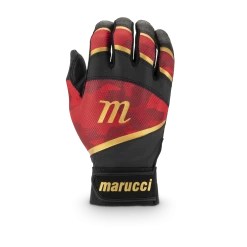 Marucci Foxtrot Tee Ball Youth Batting Glove - Black/Red