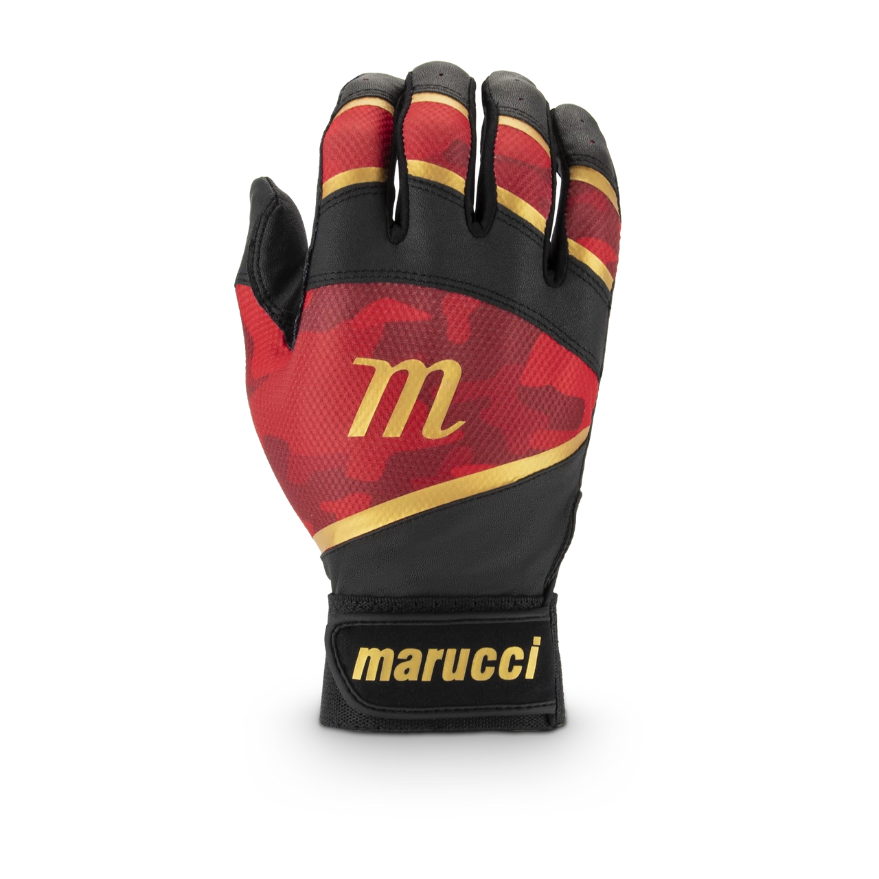 Marucci Foxtrot Tee Ball Youth Batting Glove - Black/Red 1 Marucci Foxtrot Tee Ball Youth Batting Glove - Black/Red