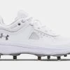 Under Armour Glyde MT Womens Metal Softball Cleat - White 10 Under Armour Glyde MT Womens Metal Softball Cleat - White -Bats shop GlydeW