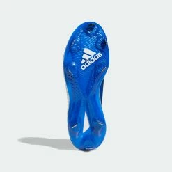 Adidas Pure Hustle Womens Metal Softball Cleat - Royal/Silver 5 Adidas Pure Hustle Womens Metal Softball Cleat - Royal/Silver -Bats shop HustleBottom