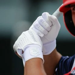 Marucci Luxe Adult Batting Glove - White 5 Marucci Luxe Adult Batting Glove - White -Bats shop MBGLUXE 2 87682