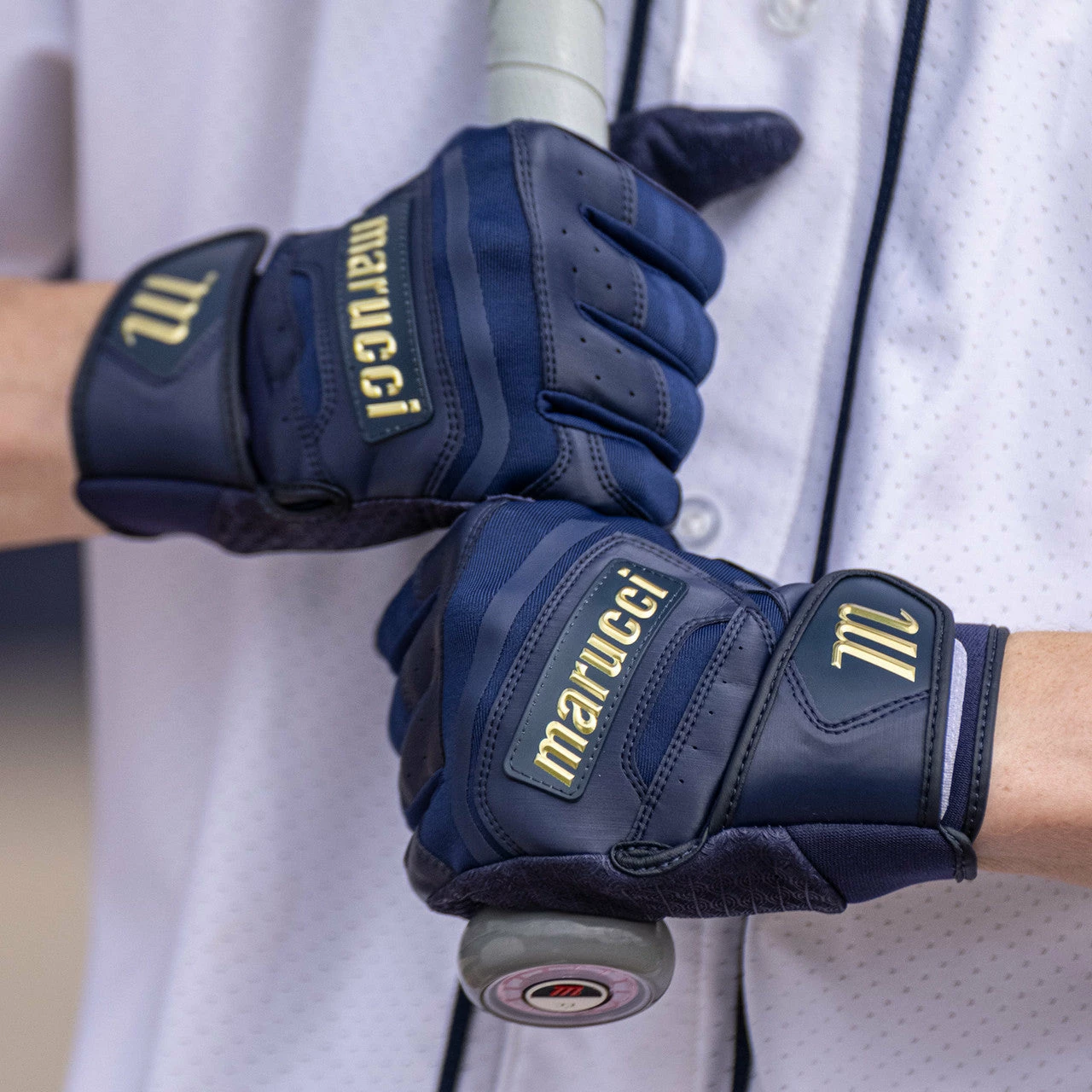 Marucci Pittards® Reserve Adult Batting Glove - White 2 Marucci Pittards® Reserve Adult Batting Glove - White - Image 2