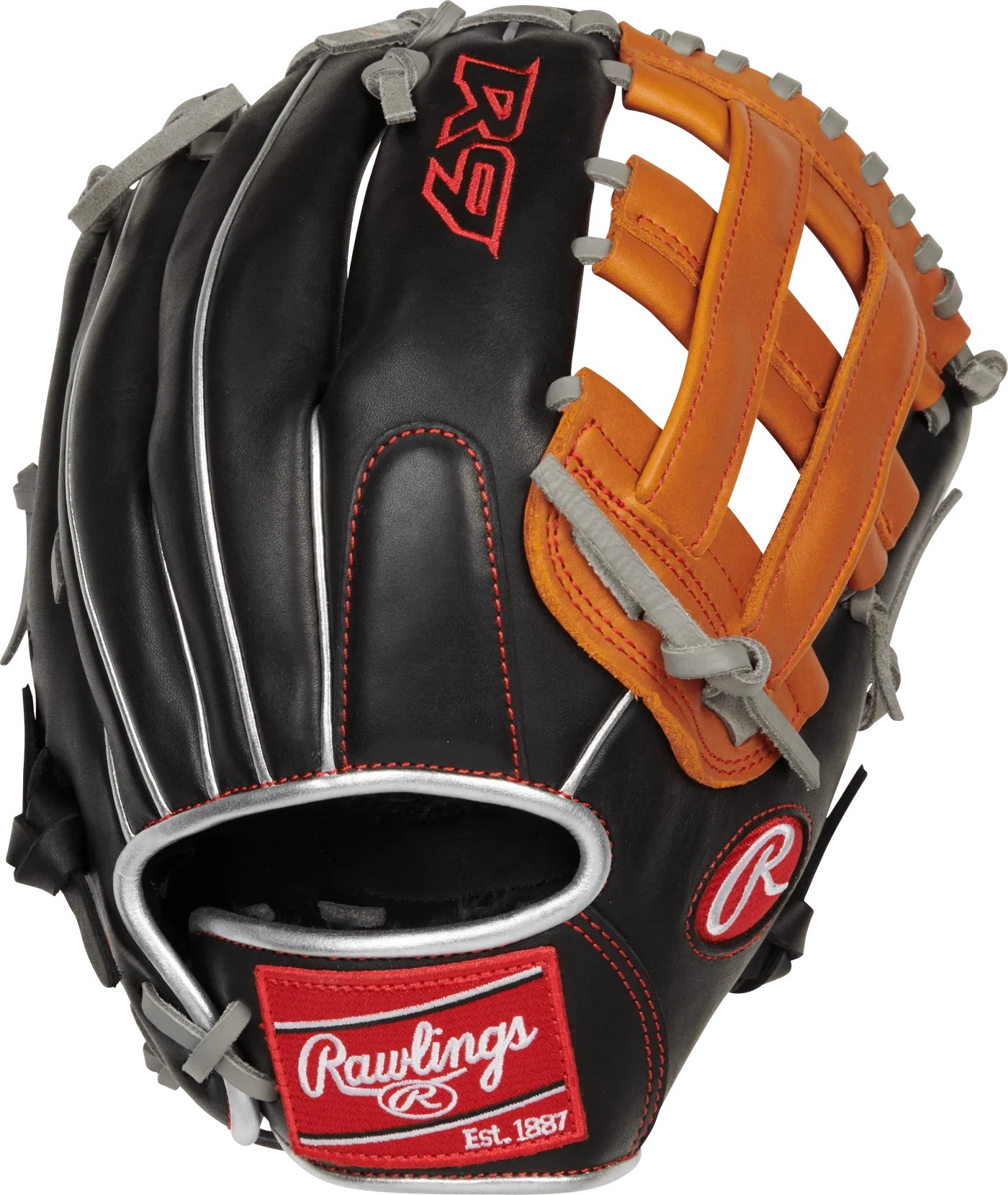 Rawlings R9 Contour 12" Baseball Glove - R9120U-6BT 1 Rawlings R9 Contour 12" Baseball Glove - R9120U-6BT