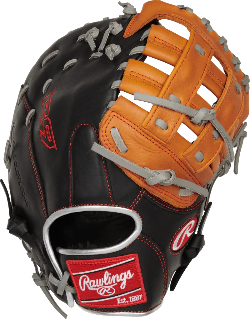 Rawlings R9 Contour 12" Baseball First Base Mitt - R9FMU-17BT 1 Rawlings R9 Contour 12" Baseball First Base Mitt - R9FMU-17BT