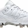 Mizuno 9 Spike Swift 7 Womens Metal Softball Cleat - White 11 Mizuno 9 Spike Swift 7 Womens Metal Softball Cleat - White -Bats shop Swift7