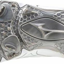 Mizuno 9 Spike Swift 7 Womens Metal Softball Cleat - White 5 Mizuno 9 Spike Swift 7 Womens Metal Softball Cleat - White -Bats shop Swift7Bottom
