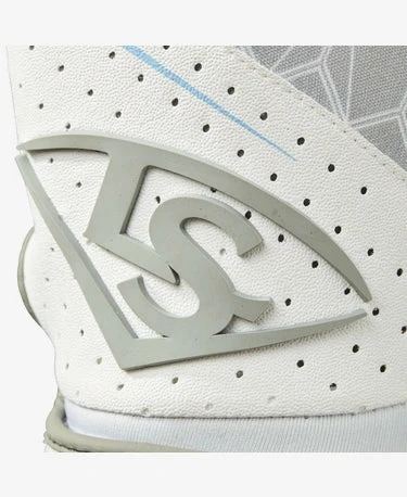 Louisville Slugger Genuine 2.0 Adult Batting Glove - White/Grey 4 Louisville Slugger Genuine 2.0 Adult Batting Glove - White/Grey - Image 4