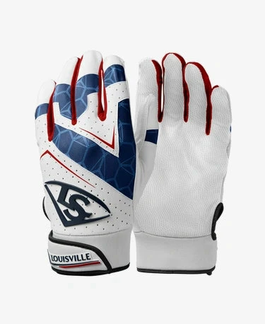 Louisville Slugger Genuine 2.0 Adult Batting Glove - USA 1 Louisville Slugger Genuine 2.0 Adult Batting Glove - USA