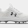 Under Armour Yard MT Metal Baseball Cleat - White