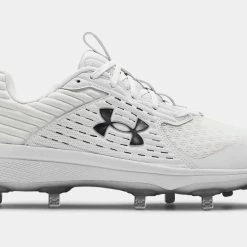 Under Armour Yard MT Metal Baseball Cleat - White