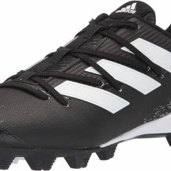 Adidas Afterburner 8MD K Youth Molded Cleat - Black/White