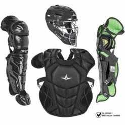 All-Star All Star System 7 Axis Intermediate Catchers Set - Solid 6 All-Star All Star System 7 Axis Intermediate Catchers Set - Solid -Bats shop as ckcc1216s7x sbk web 1