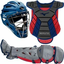 Mizuno Samurai Intermediate Fastpitch Catchers Set -Bats shop f navyred v