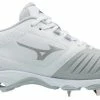 Mizuno 9-Spike Adv. Sweep 4 Women's Metal Cleats - White/Grey