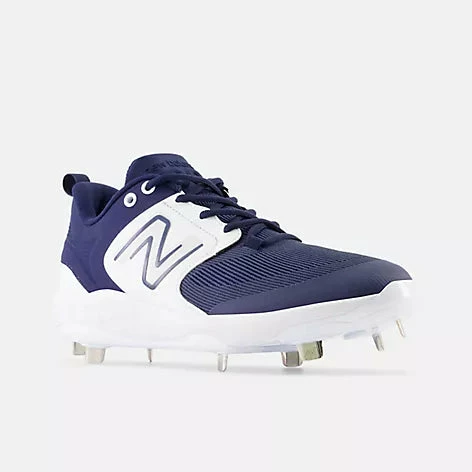 New Balance Fresh Foam X 3000 V6 Metal Cleat - Navy/White 1 New Balance Fresh Foam X 3000 V6 Metal Cleat - Navy/White