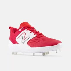 New Balance Fresh Foam X 3000 V6 Metal Cleat - Red/White