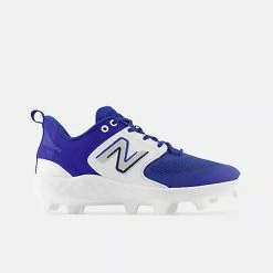 New Balance Fresh Foam 3000 V6 Molded Cleat - Royal W/ White -Bats shop pl3000b6 nb 02 i