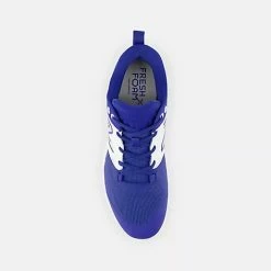 New Balance Fresh Foam 3000 V6 Molded Cleat - Royal W/ White -Bats shop pl3000b6 nb 04 i