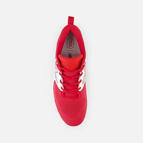 New Balance Fresh Foam 3000 V6 Molded Cleat - Red W/ White 4 New Balance Fresh Foam 3000 V6 Molded Cleat - Red W/ White - Image 4