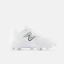 New Balance Fresh Foam 3000 V6 Molded Cleat - White -Bats shop pl3000w6 nb 02 i