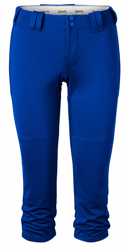 Intensity By Soffe Intensity Women's Low Rise Belted Softball Pant N5306W - Royal 1 Intensity By Soffe Intensity Women's Low Rise Belted Softball Pant N5306W - Royal