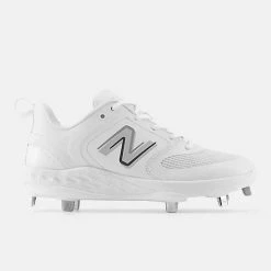 New Balance Fresh Foam X Velo V3 Metal Softball Cleat - White -Bats shop smvelow3 nb 02 i