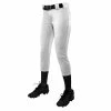 Champro Sports Champro BP11 Tournament Women's Adult Softball Pants - White -Bats shop whiiyte