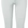 Intensity By Soffe Intensity Women's Low Rise Belted Softball Pant N5306W - White -Bats shop white1